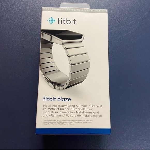 Fit Bit Blaze Accessory Stainless Steel Band NIB - Picture 1 of 4
